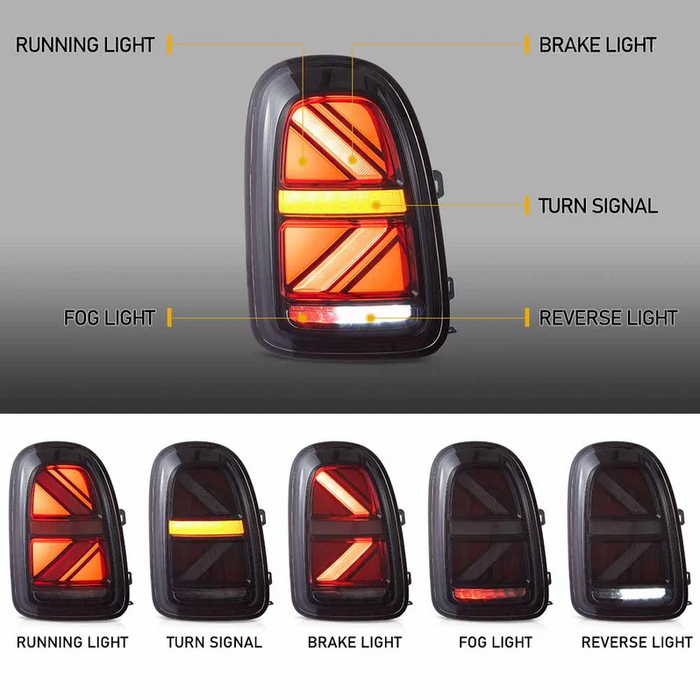 VLAND LED Taillights For 2017-2023 Bmw Mini Countryman F60