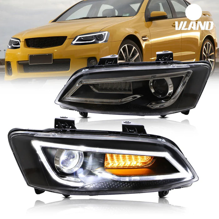 VLAND LED Headlights For 2006-2013 Holden Commodore VE