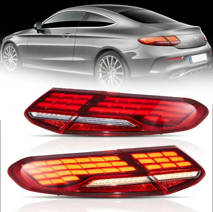 VLAND LED Taillights For 2017–2023 Mercedes-Benz C-Class Coupe/Cabriolet A205/C205 NOT FOR Sedan