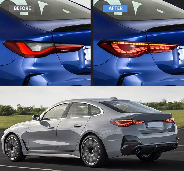 VLAND OLED Rückleuchten für BMW 4er 2. Generation (G22/G23/G26) 2020-2022