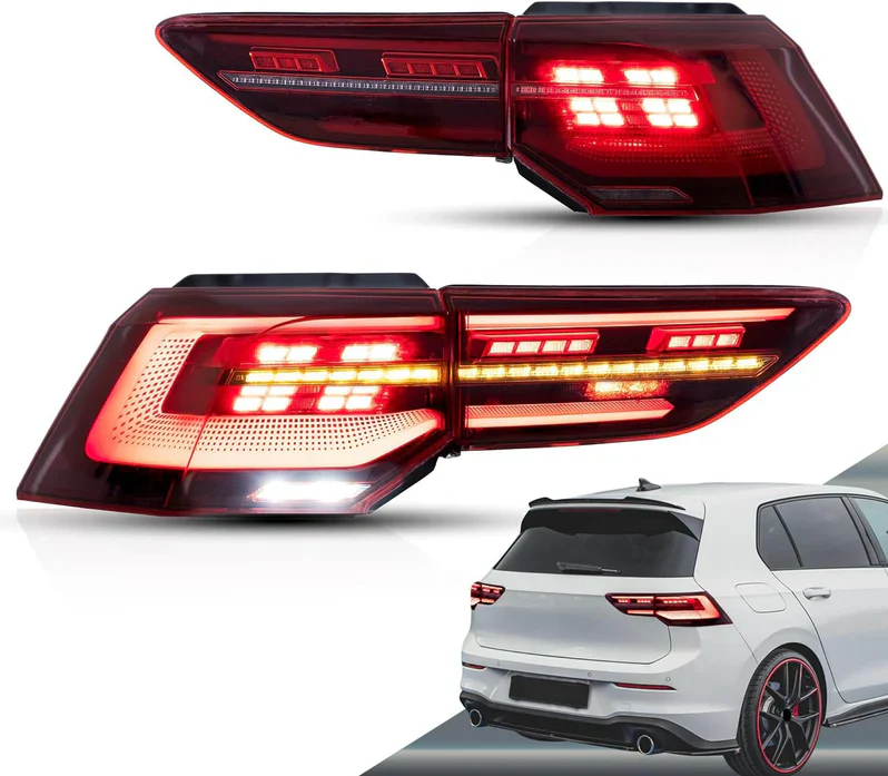 VLAND LED Taillights For 2022-2024 Volkswagen Golf Mk8 (Europe is 2020-2024)