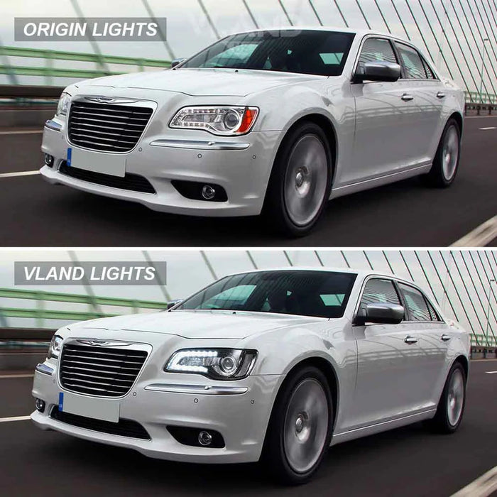 VLAND LED Headlights For 2011–2023 Chrysler 300