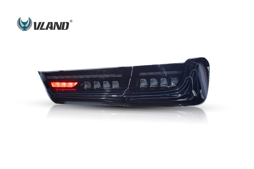 VLAND LED Laser Taillights For 2019-2023 BMW 3-Series G20 W/Sequential Amber Turn Signals