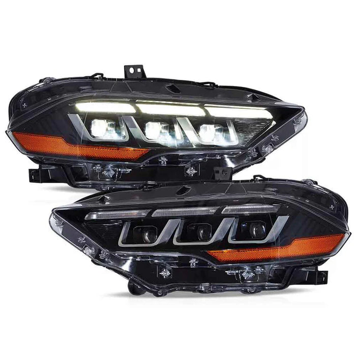 VLAND LED Projector Headlights For 2018-2023 Ford Mustang