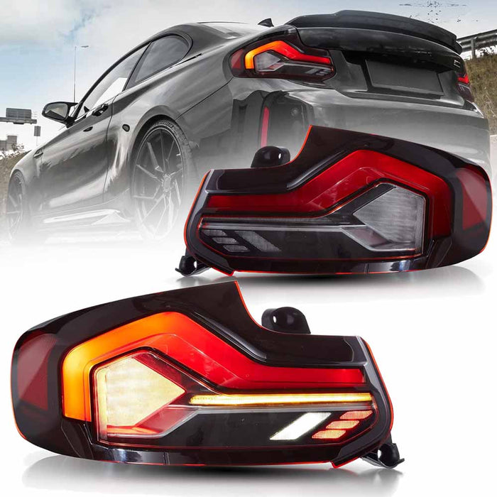 VLAND LED Taillights For 2014-2021 BMW 2 Series M2 F87 F22 F23