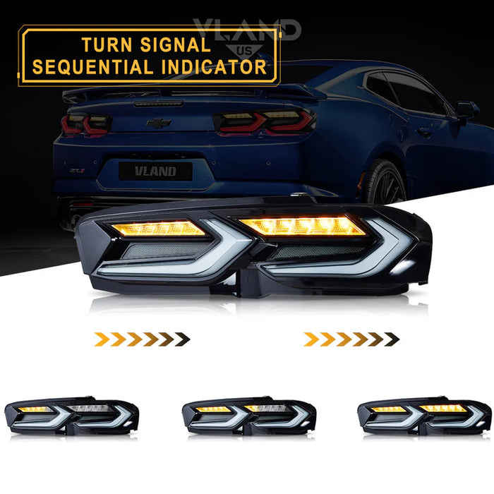 VLAND LED Taillights For 2019-2024 Chevrolet Camaro