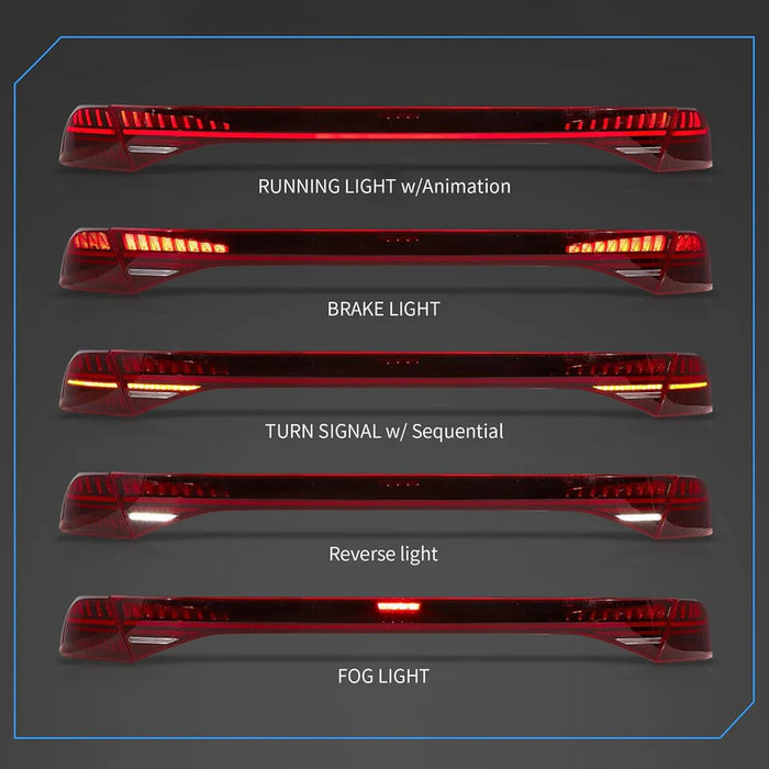 VLAND LED Taillights For 2023 2024 Honda Accord