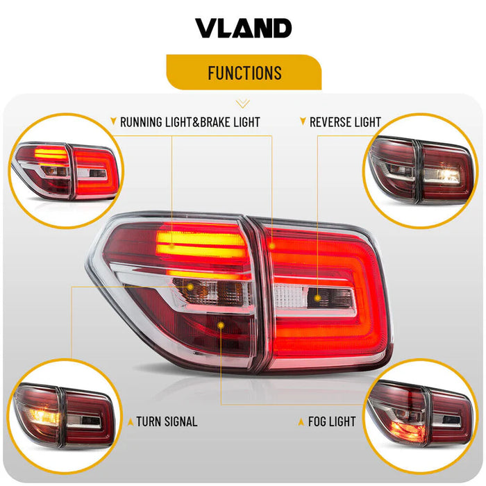 VLAND Taillights For 2017-2020 Nissan Armada (Y62) & 2010-2019 Patrol