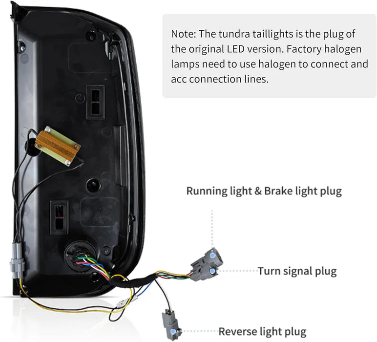 VLAND LED Taillights For Toyota Tundra 2014-2021 2n Gen (Second generation XK50)