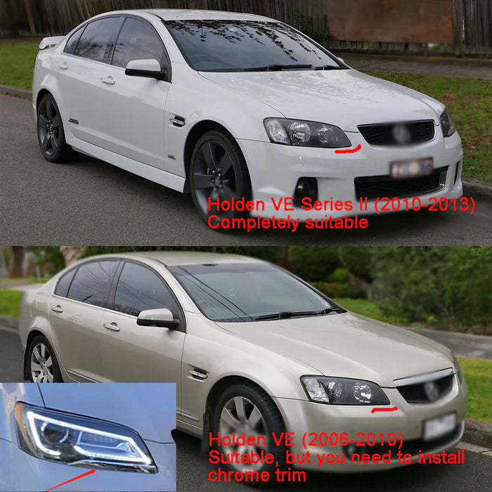 VLAND LED Headlights For 2006-2013 Holden Commodore VE