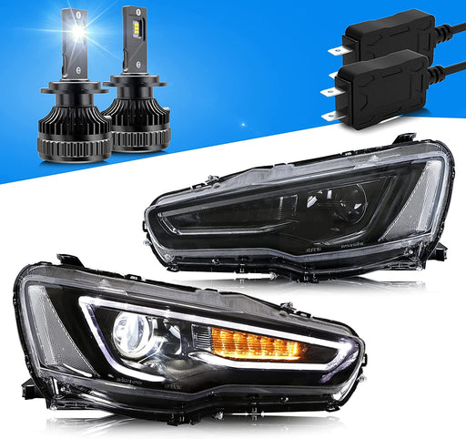 2008 Mitsubishi EVO X &Lancer VLAND Headlights 