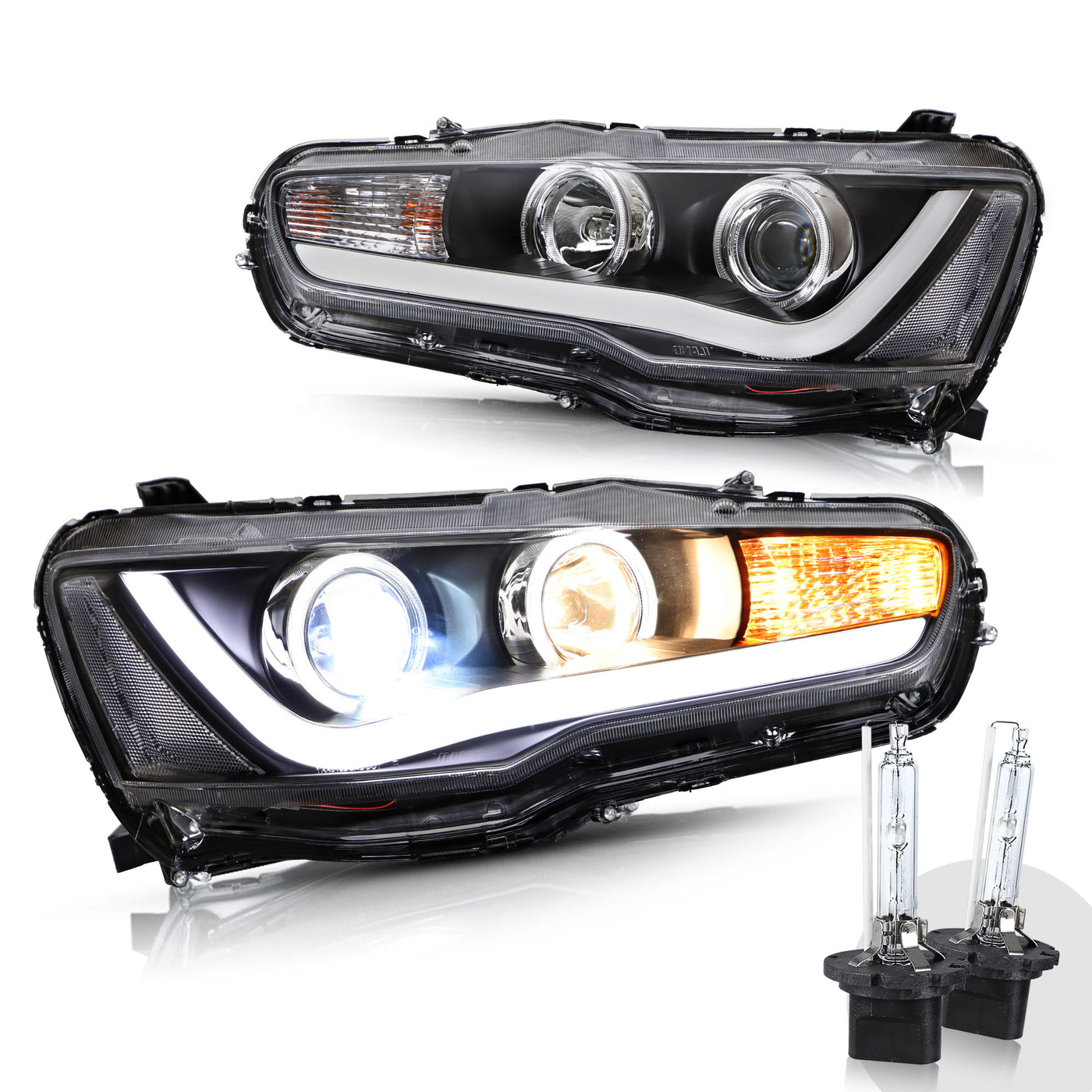 VLAND Projector Headlights for Mitsubishi Lancer EVO X 2008-2018 ...