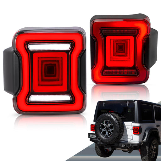 Jeep Wrangler rear lamps