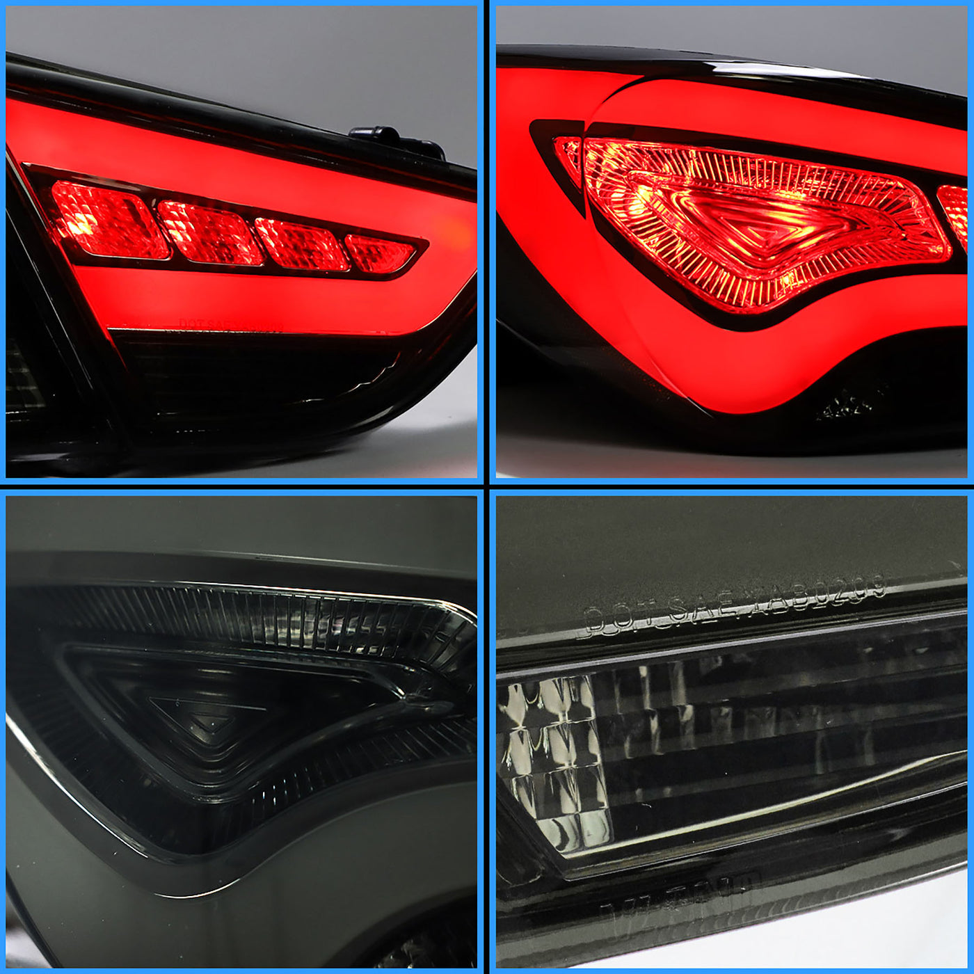 VLAND Full LED Tail Lights For Hyundai Sonata 6th Gen Sedan 2011-2014 ...