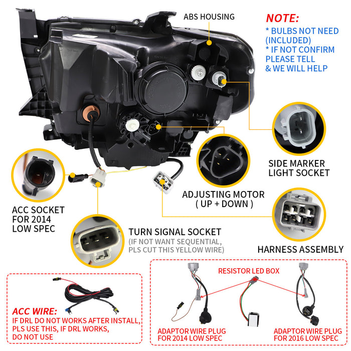 2014 toyota tundra headlights