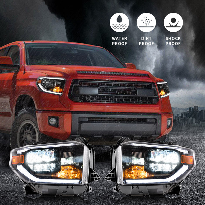 2014 toyota tundra headlights