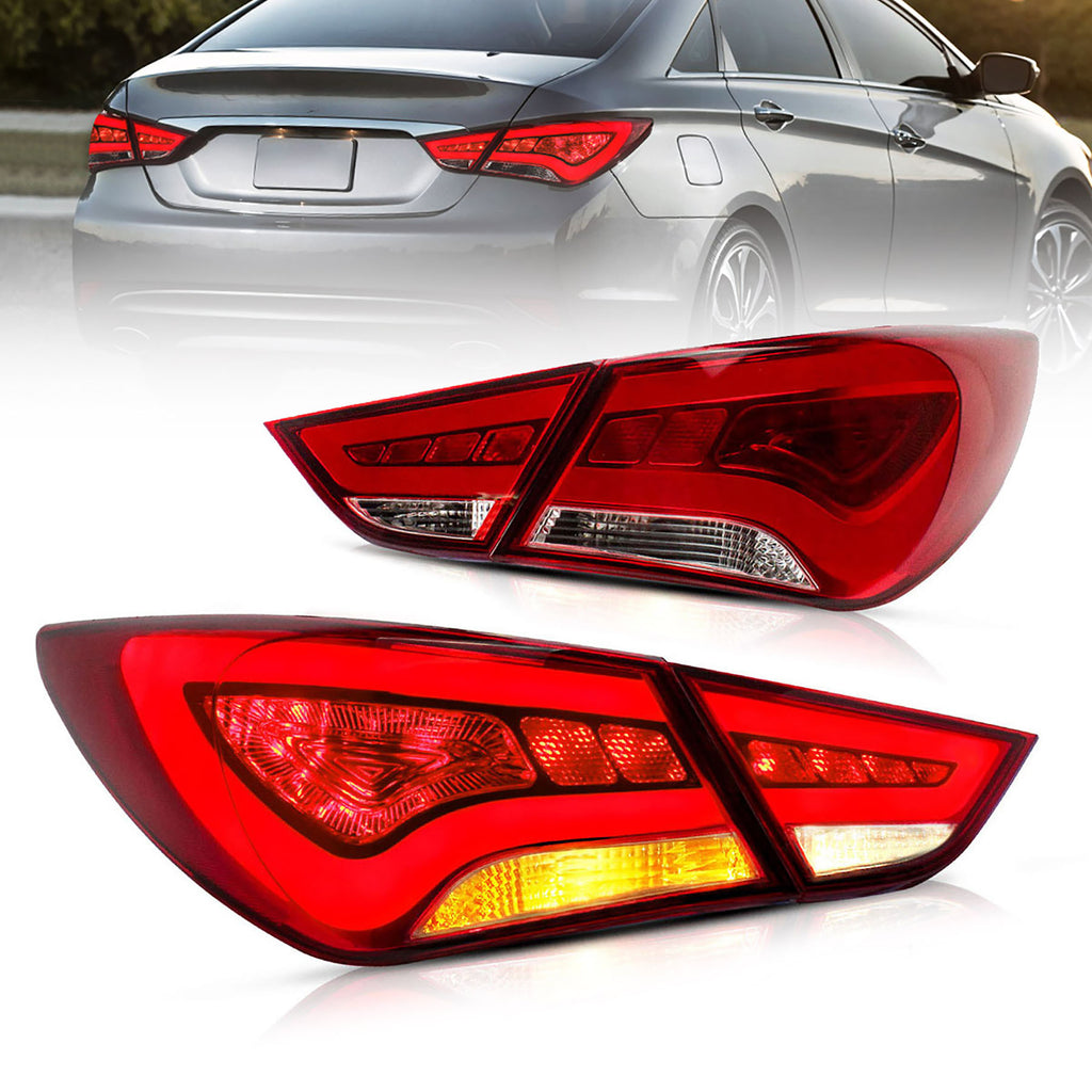 VLAND Full LED Tail Lights For Hyundai Sonata 6th Gen Sedan 2011