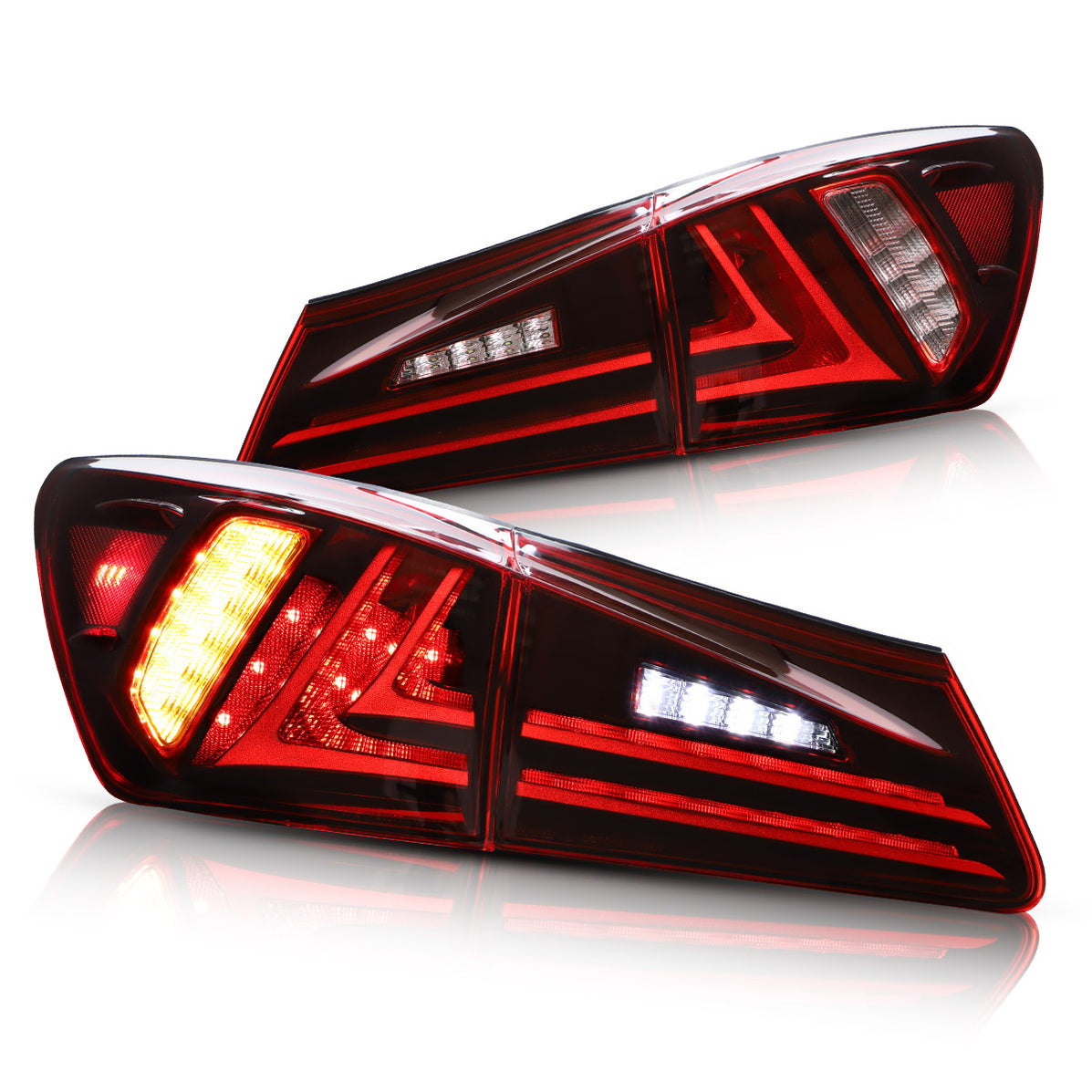 VLAND Full LED Tail Lights for Lexus IS250 IS350 2006-2012 IS200d IS F ...